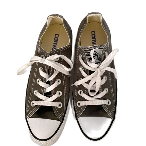 Converse Chuck Taylor Low Top Charcoal Canvas Sneakers Unisex W6/M4 - Picture 5 of 14